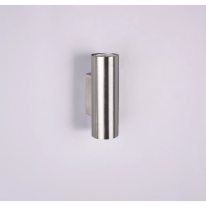 Trio Wandlampe Marley Nickel matt 2-flammig GU10 18 cm x 6 cm x 8 cm