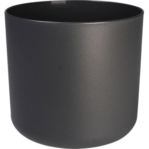 Anthrazitfarbener, runder Elho Blumentopf B.For Soft, Ø 18,3 cm, für den Innenbereich.