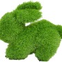 Grüne AniPlants Gartenfigur Hase, 50 cm hoch, aus wetterfestem Material für die Gartendekoration.