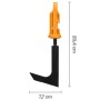 Fiskars Fugenkratzer OneClick, orange-schwarz, mit Maßen 20,4 cm Höhe und 7,7 cm Breite.