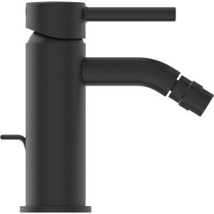 Ideal Standard Bidetarmatur Ceraline, Schwarz matt. Moderne Waschtischarmatur für das Bidet.