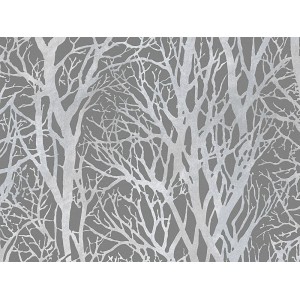 Graue Vliestapete Elegance mit Ästen von A.S. Creation, Dekorative Tapete.