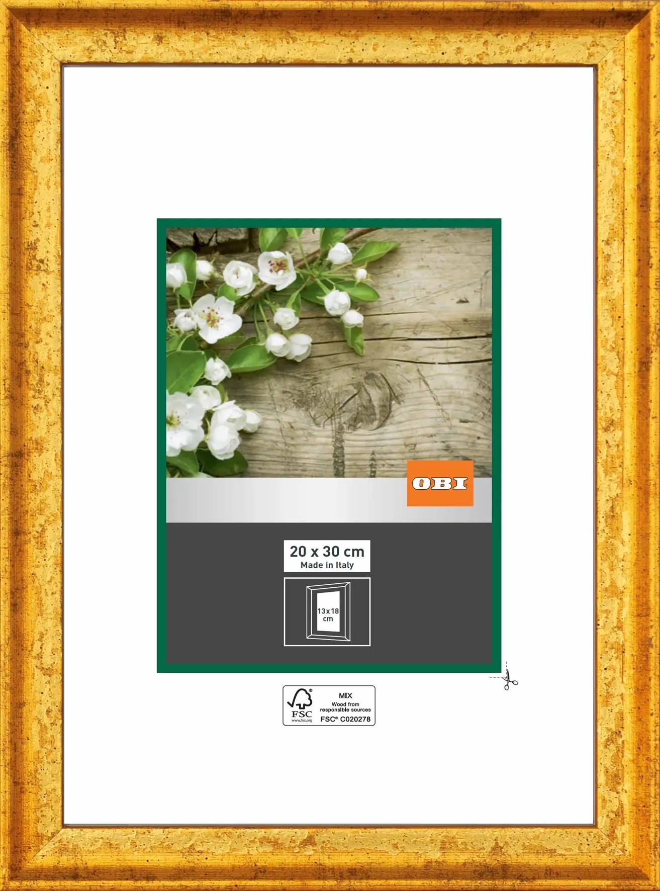 Maryland Holzrahmen – Brauner Wechselrahmen 20x28 Cm Aus Massivem Holz, Made In Germany