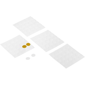 Hettich Möbelpflaster, Ø 14mm, Weiß, 100 Stück, zum Abdecken von Bohrlöchern in Möbeln.