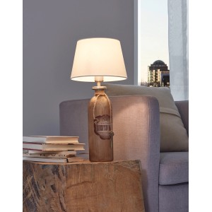 Eglo Tischleuchte Mojada 1 Braun-patina Ø 8,5 cm