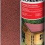 Technonicol Bitumen-Dachbahn TN KSK Rot, 2,5 m², Rolle und Muster der Bitumenbedachung.
