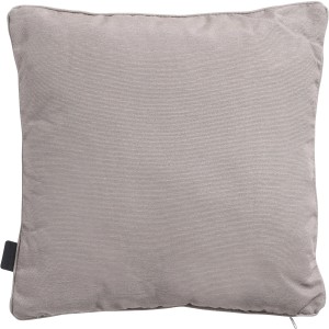 Madison Zierkissen Panama, 45x45 cm, Taupe: Quadratisches Dekokissen für Gartenmöbel und Wohnbereich.