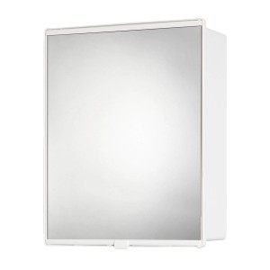 Jokey Spiegelschrank, 31,5 cm breit, weiß, mit Spiegeltür für Bad & WC.