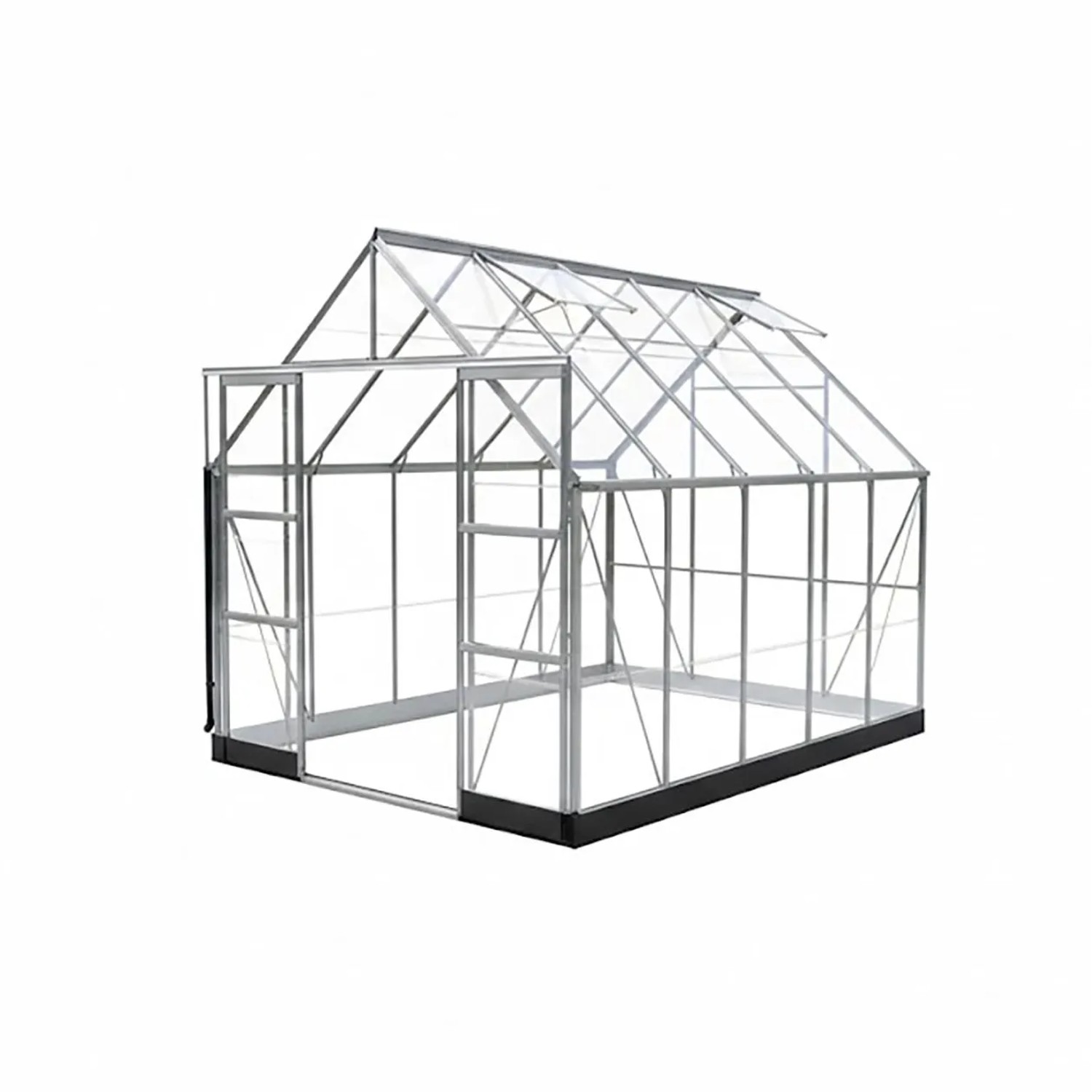 Halls Gewächshaus Icon 8 Schwarz 8,1 m²_3