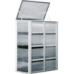 Balkon Anzuchthaus mit 3 Etagen 38,5 cm x 76 cm x 98,5cm