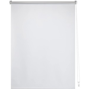 Weißes Thermo-Rollo Manresa, 60x175 cm, mit Kettenzug für Sicht- und Sonnenschutz.