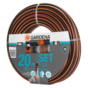 Comfort Flex Schlauch 13 mm (1/2") 20 m mit Systemteilen und Spritze