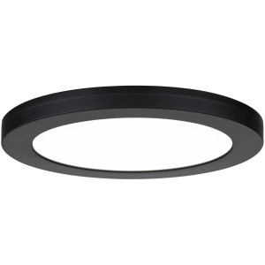 Paulmann LED-Einbaupanel 2in1 Cover-it Schwarz, runder Einbaustrahler für Wand und Decke.