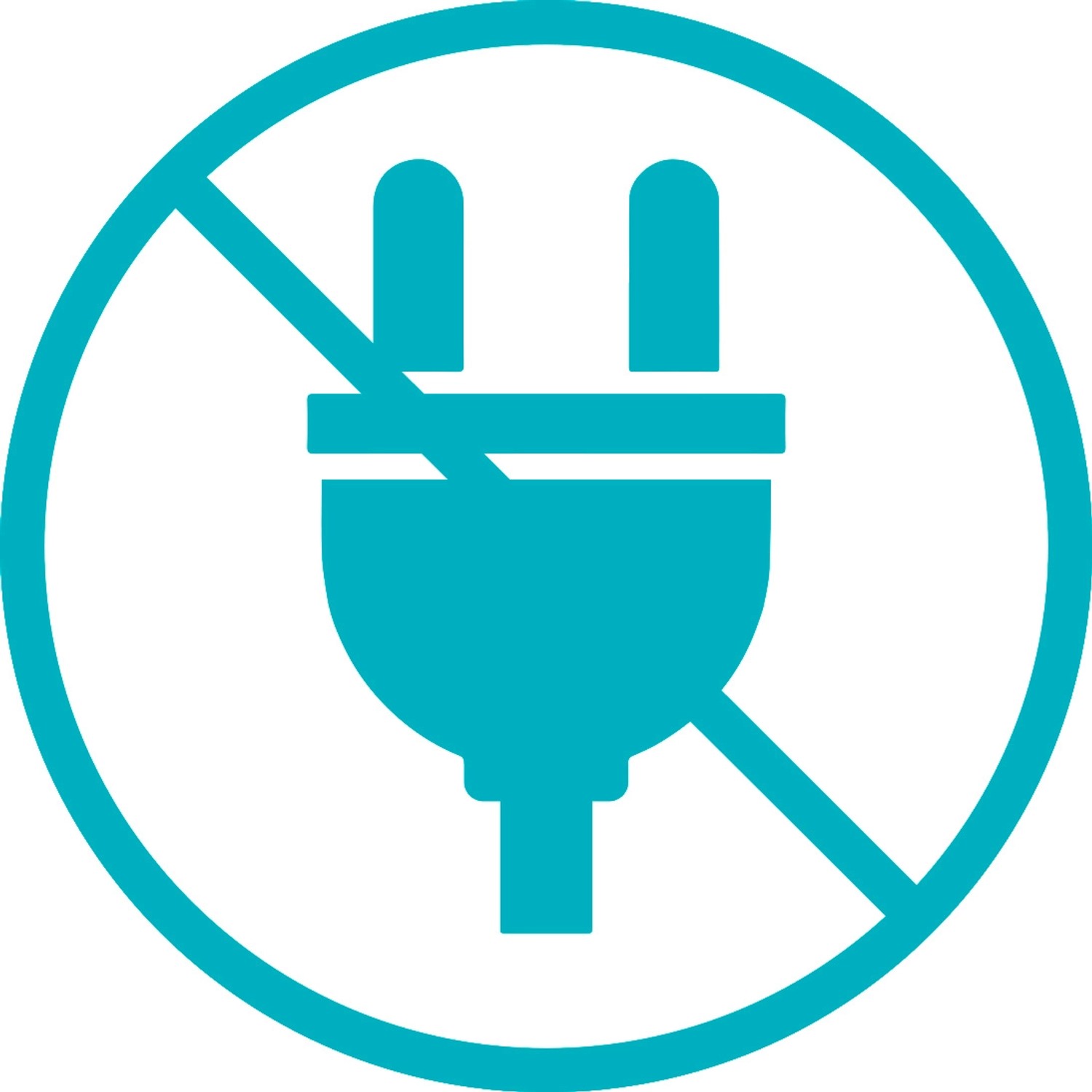 Symbol: Kein Stromanschluss für Gardena Solar-Bewässerung Aqua Bloom.