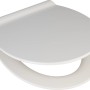 Weißer baliv WC-Sitz Agento aus Duroplast mit Absenkautomatik.