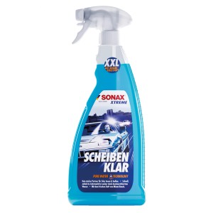Sonax Scheibenreiniger Xtreme in XXL-Flasche mit Sprühkopf für streifenfreie Autopflege.