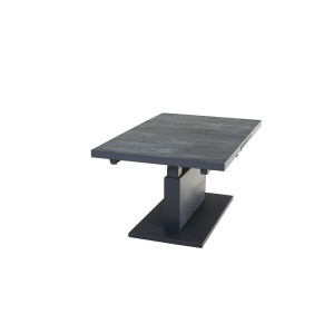 Siena Garden Lifttisch Talina, ausziehbar, Keramik Wood Grey, höhenverstellbar.