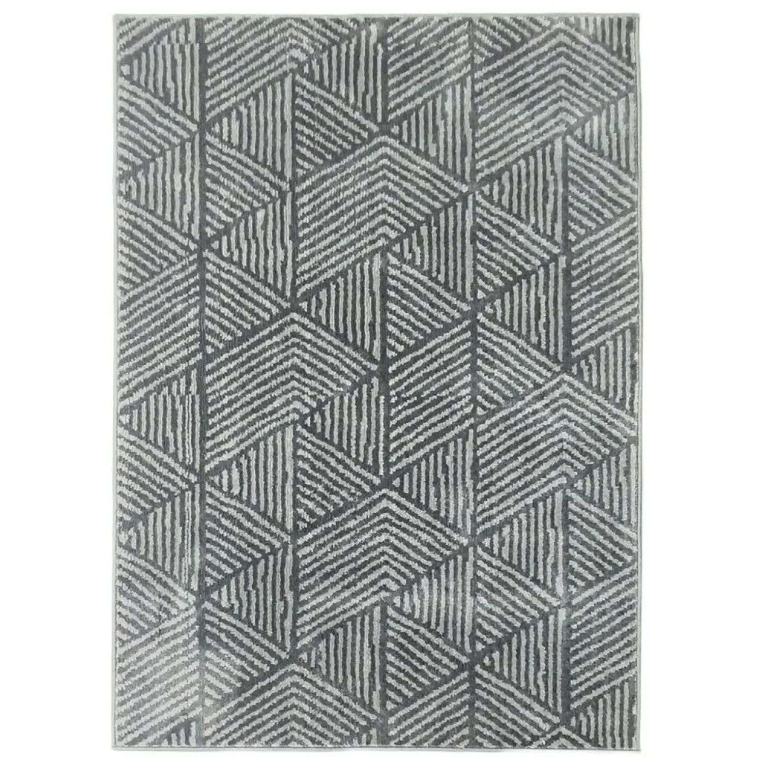 HOMCOM Teppich Kurzflor Wohnzimmerteppich im Modern Stil Flächenteppich kaufen bei OBI