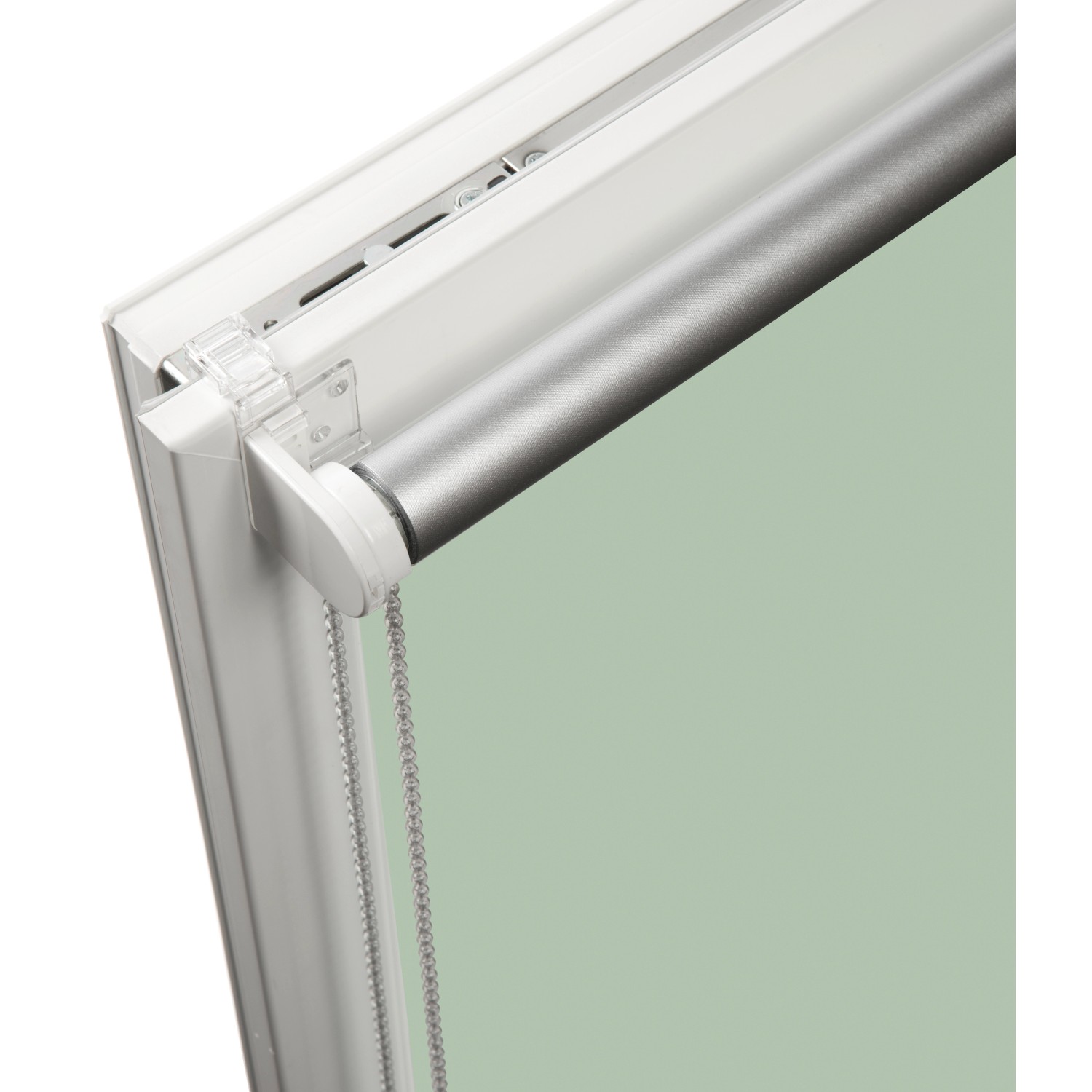 Schöner Wohnen Thermo-Rollo Martha, 45x150 cm, Grün, Detailansicht.