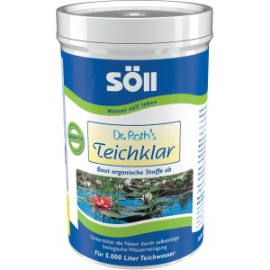 Söll Dr. Roths Teich Klar 250g für biologisches Gleichgewicht im Gartenteich.