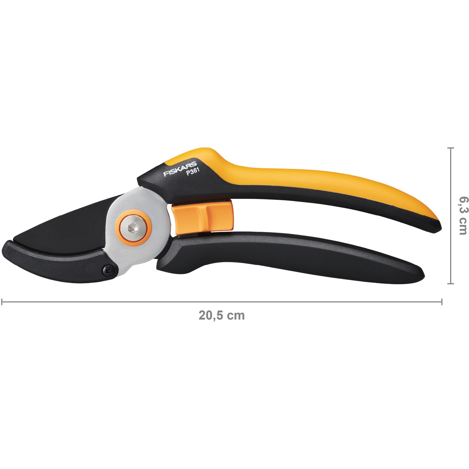 Fiskars AmbossGartenschere P361 Solid OrangeSchwarz kaufen bei OBI