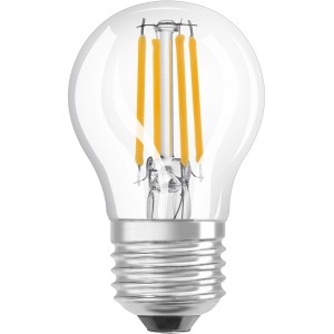 Ledvance Smart+ LED Filament Mini Birne, klare Glühbirne mit Glühfaden-Optik.
