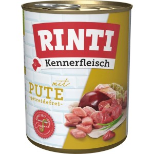 Rinti Hunde-Nassfutter Kennerfleisch Pute 800 g