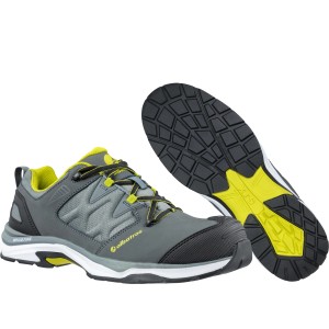 Albatros Ultratrail Low S3 Sicherheitshalbschuh, grau, mit rutschfester Sohle und Zehenschutz.