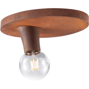Just Light Deckenleuchte Turn me Rost, 1-flammig, im Industrial-Look.