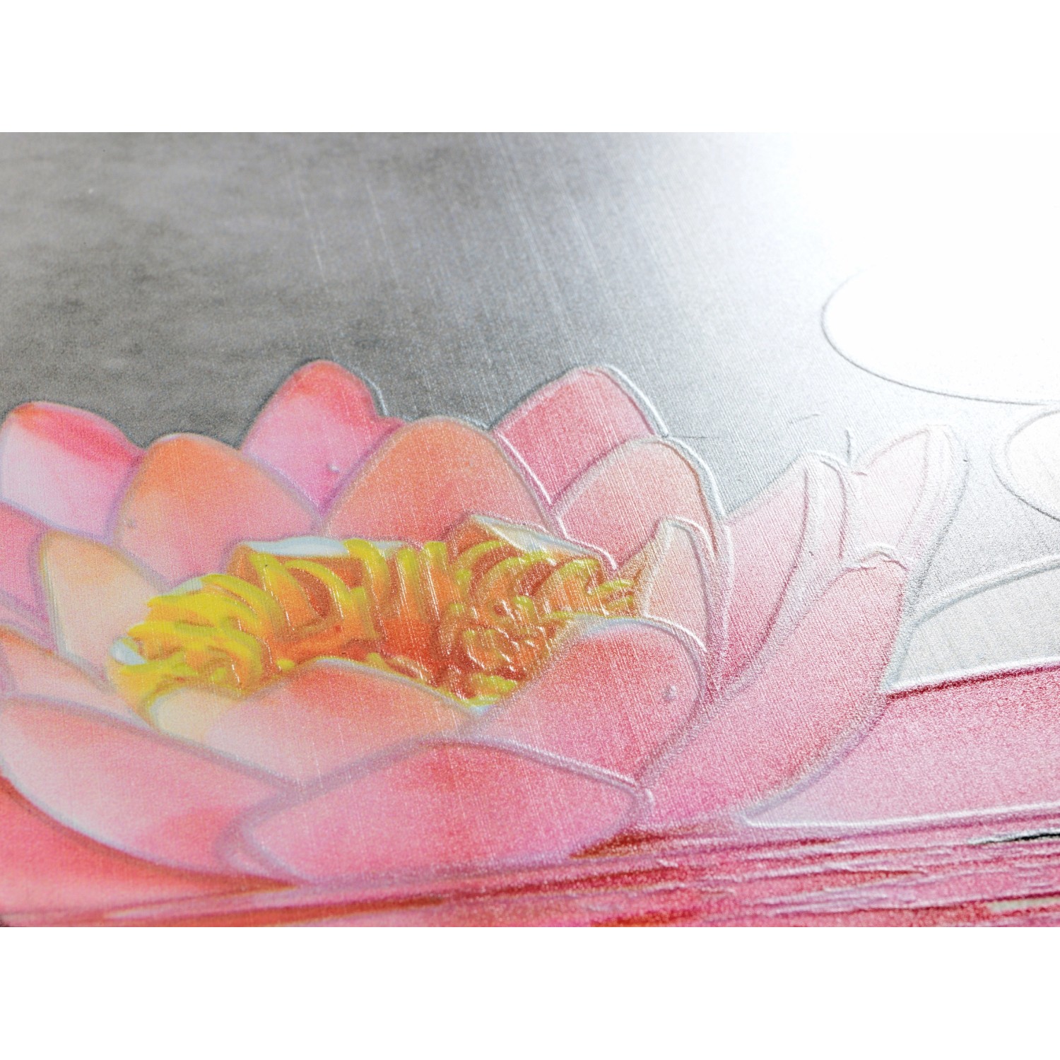 Wenko WC-Sitz Water Lily mit Relief-Motiv einer rosa Seerose.