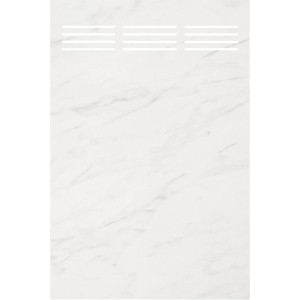 Sichtschutzzaun-Element Board Rechteck Slot Marmor 180 cm x 120 cm