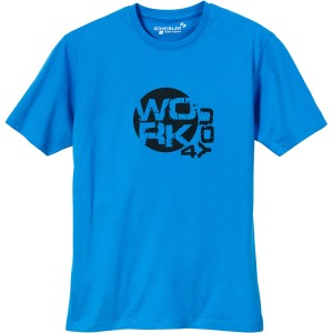 Scheibler Workwear T-Shirt Work 4 You in Royalblau, Größe XXL.