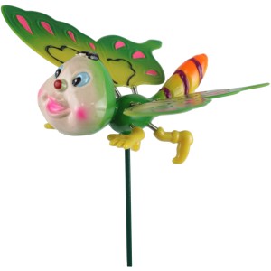 Deko-Gartenstecker Schmetterling, 44 cm, aus Kunststoff für den Garten.