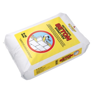 Big Bag Betonschotter Betonkies (0-16mm, 1000kg) im weißen Sack.