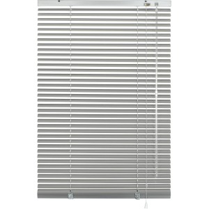 Gardinia Aluminium Jalousie, 110x175 cm, silberfarben. Sicht- und Sonnenschutz für Fenster.