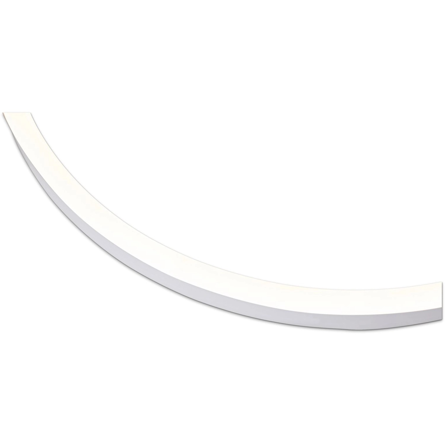 Gebogener Paulmann Plug & Shine LED-Stripe, 5 m, warmweiß, für die Wegebeleuchtung im Außenbereich.