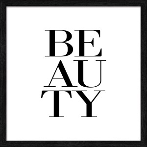 Bild mit Rahmen Anonymus Beauty 32,5 cm x 32,5 cm