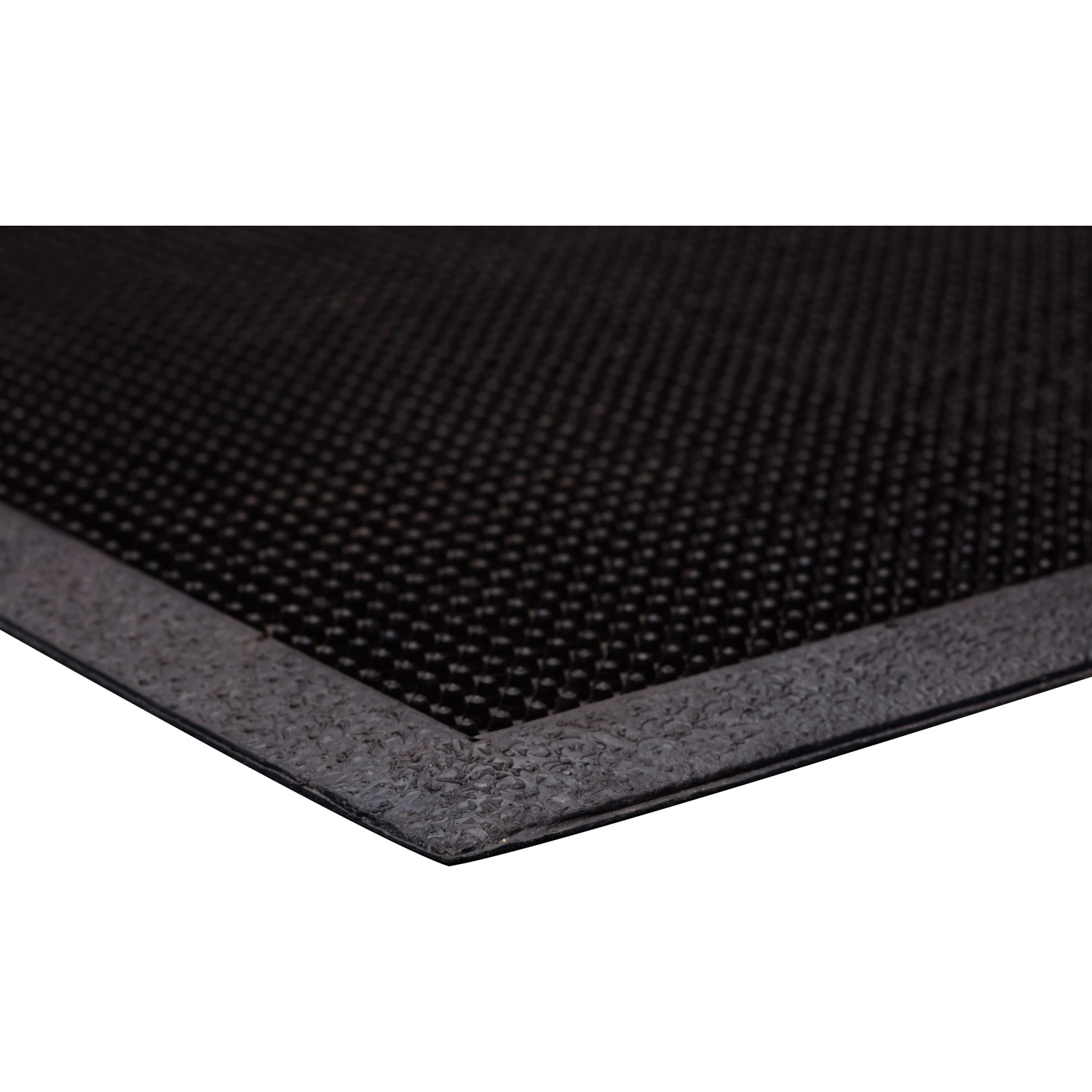 Graue OBI Gummimatte 40x60 cm mit Noppen, ideal für den Eingangsbereich.