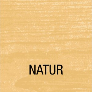 Holzoberfläche behandelt mit Bondex Hartwachs-Öl, Farbton Natur.