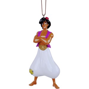 Disney Weihnachtsanhänger: 3D Aladdin Figur für den Weihnachtsbaum.