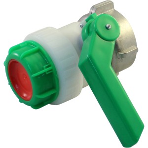 Kugelhahn 75 mm für IBC Tank, Zubehör für Regentonnen und Wasserzapfstellen.
