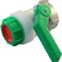 Kugelhahn 75 mm für IBC Tank, Zubehör für Regentonnen und Wasserzapfstellen.