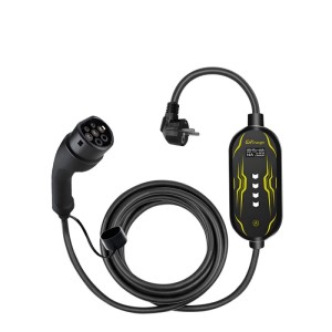 Junsun EV Ladegerät: 5m Kabel, Typ 2 Stecker, Standardstecker, Steuerbox. 3.5kW, 6-16A, Smart App.