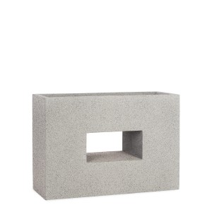 Pflanzwerk Hochbeet Pflanzkübel Vista Premium Frostbeständig 75 cm Grau