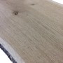 Eiche Schnittholz mit Baumkante XL, 120x15x2,2cm, für Möbelbau und Regalböden.