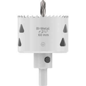 Bosch Lochsäge Multi Material mit Aufsteckhalter Ø 60 mm x 40 mm Silber