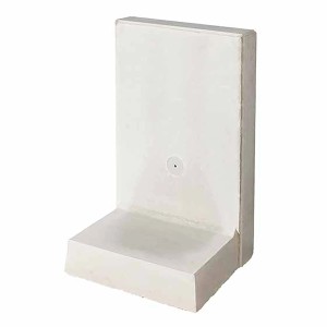 Grauer L-Stein bewehrt, 55x49x30x12 cm, aus Beton für Einfassungen und Mauersysteme.