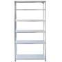 Verzinktes Ar Shelving Schraubregal mit 6 Böden, ideal für Lager und Werkstatt.