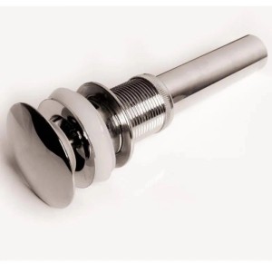 Jet-Line Pop Up Abflussstopfen Waschbecken Ablauf Siphon Metall Silber