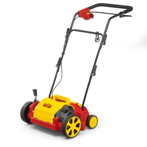 Wolf-Garten Elektro-Vertikutierer VA 303 E in Rot und Gelb.